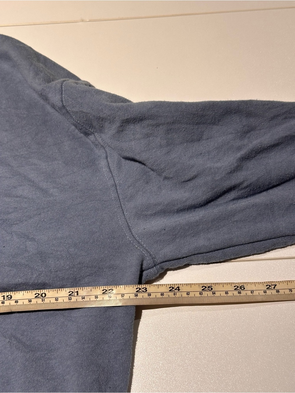 FRIENDS Slate Blue Crewneck with Multicolor Skyline Graphic - Picture 7 of 7